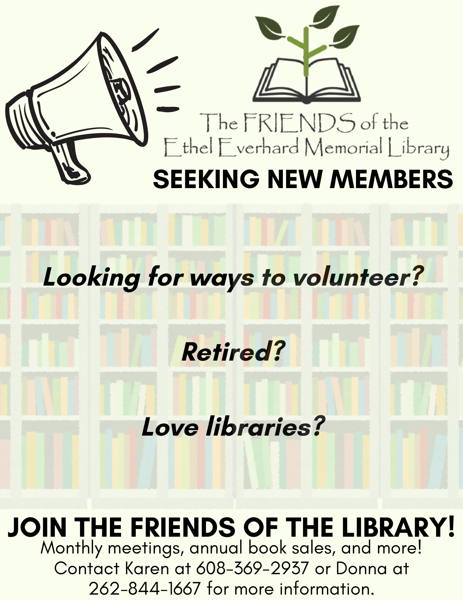 Join the Friends of the Library!