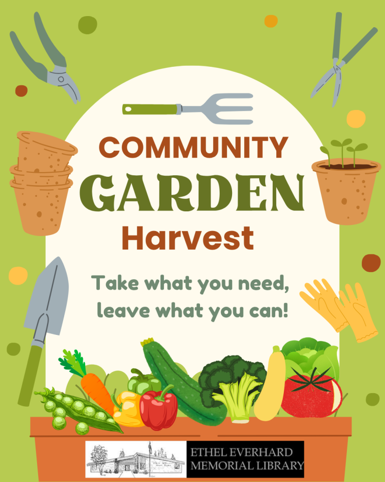 Please Enjoy our Community Garden