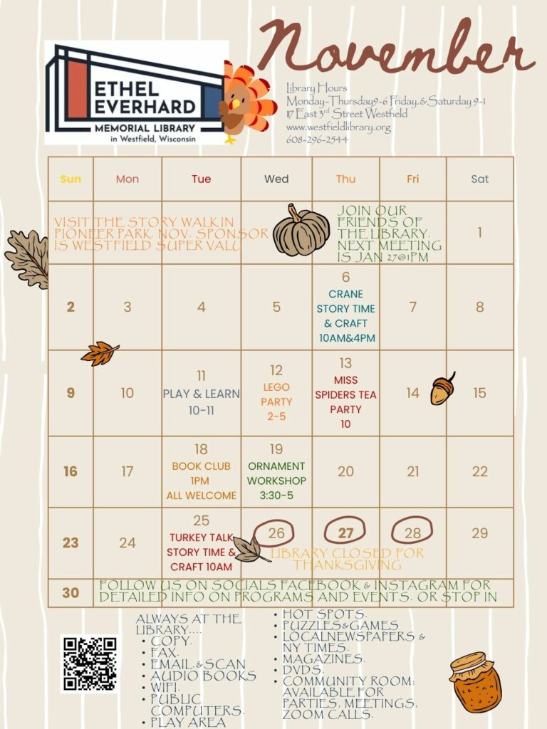 November at your library